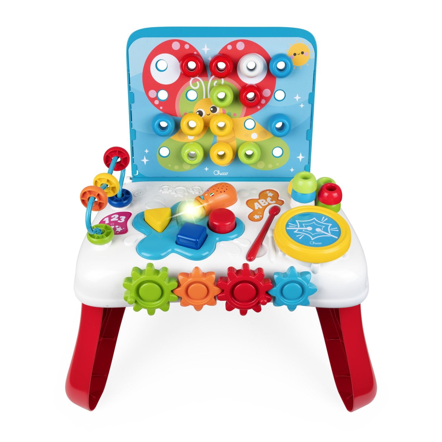 Stokomani Puériculture Table d’activités créative bilingue Eco+