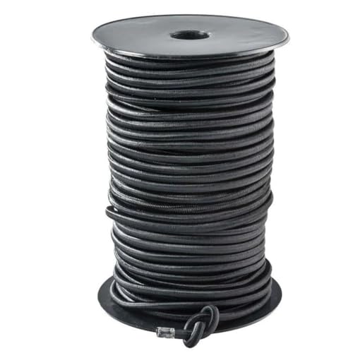 Shop-Story Bricolage & Auto tendeur élastique noir 4mm 20m bobine