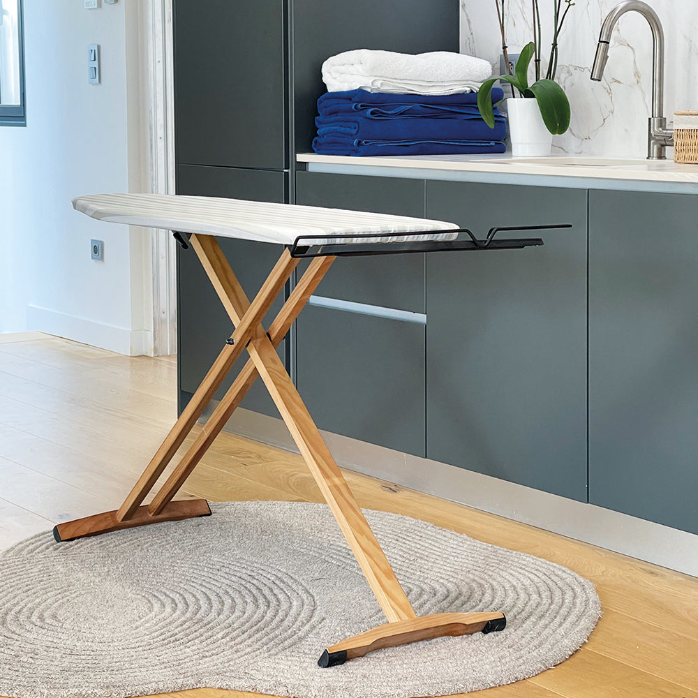Red Deco Nubar table à repasser bois 130x47cm réglable 92cm