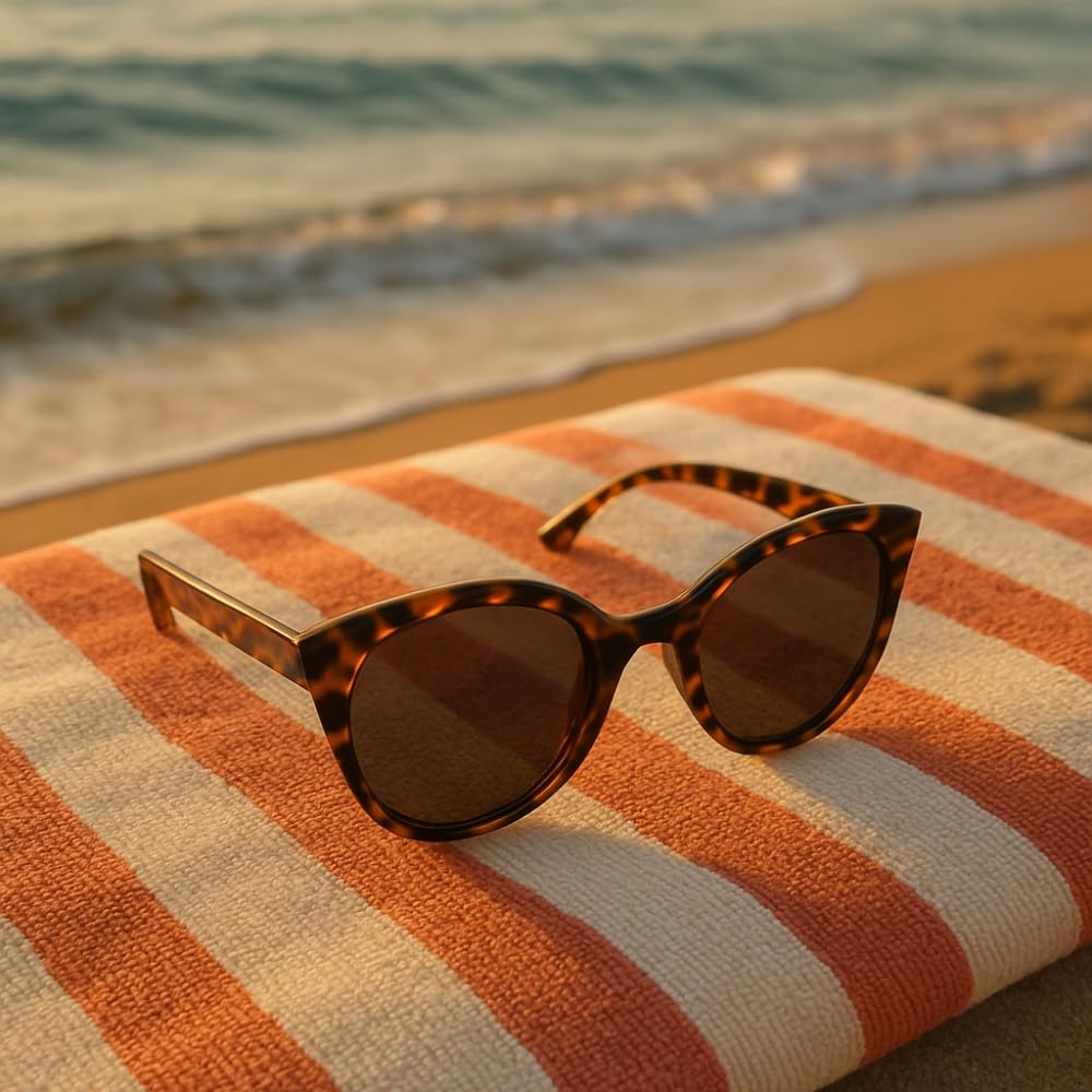 Shop-Story Surfrider Lunettes soleil femme oeil de chat écaille