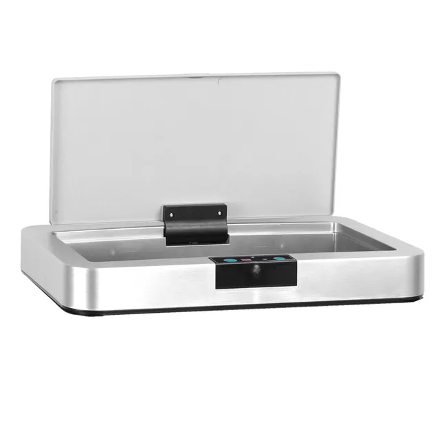 Red Deco Daytona couvercle poubelle automatique 60L chrome