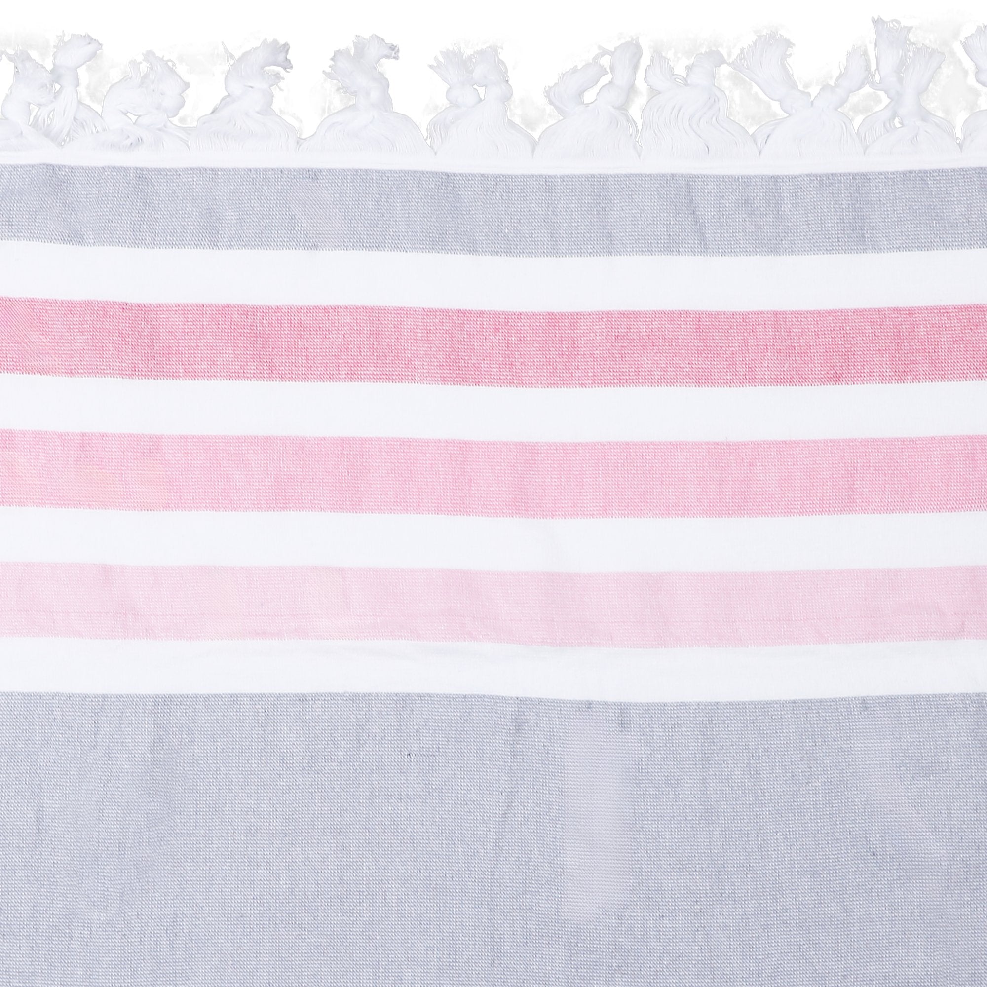 Stokomani Fidji fouta dos éponge rose 100% coton