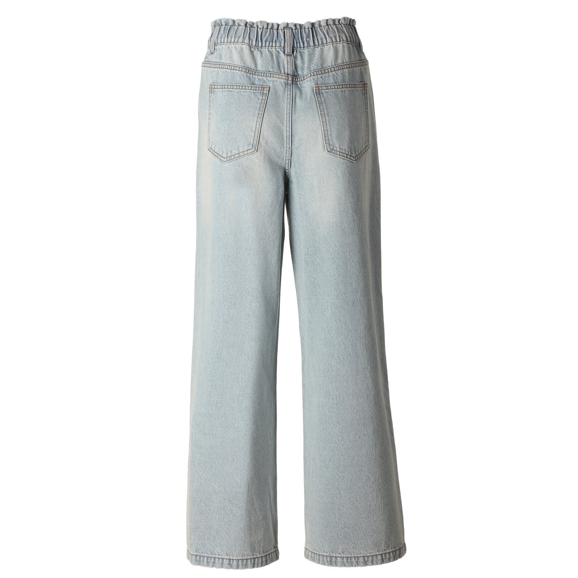 Stokomani Mode Jean large bleu clair Taille 36 femme