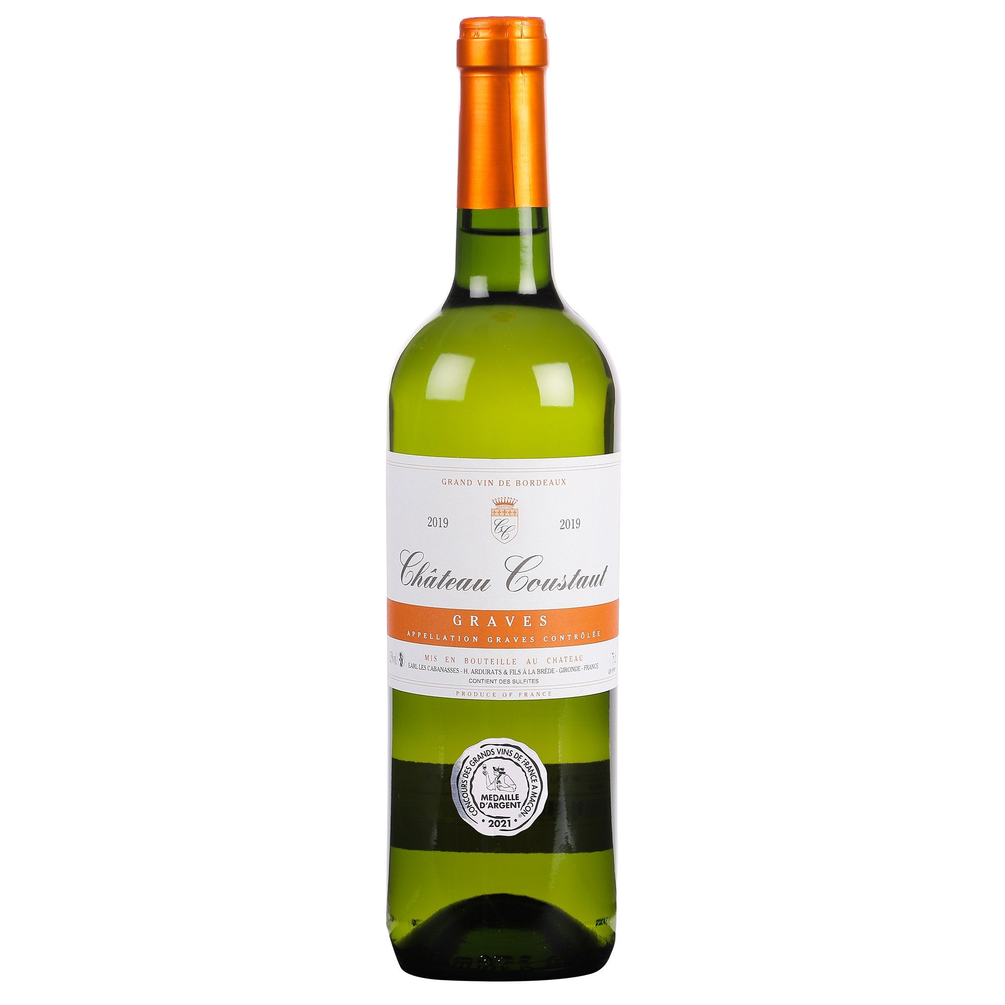 Stokomani Épicerie Château Coustaut Graves blanc 2019 75cl