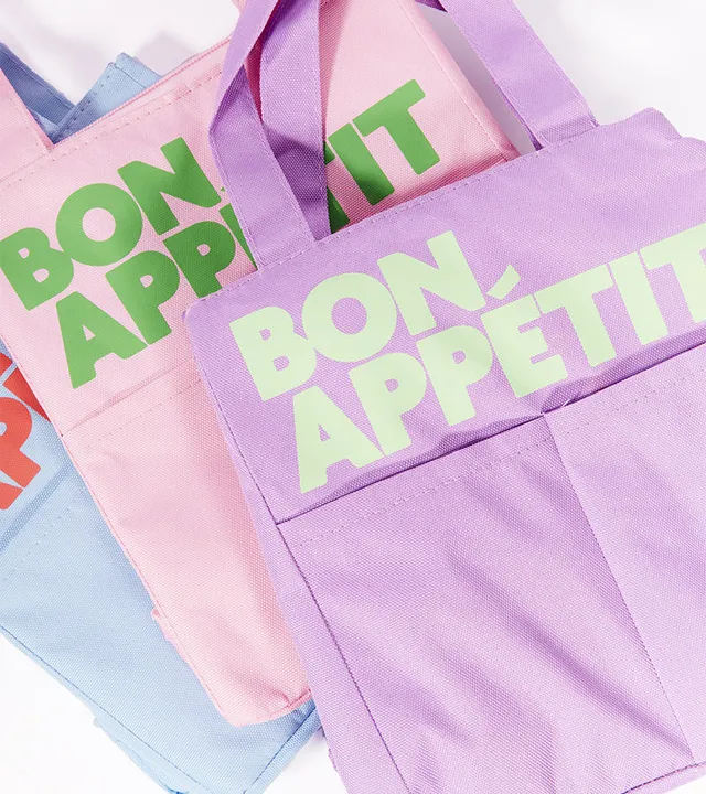 L'avant gardiste Sac Isotherme Bon appétit Rose lunch