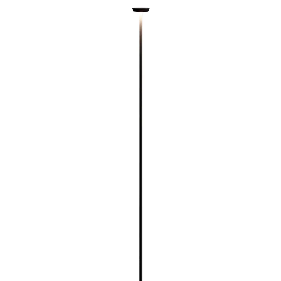 Red Deco Pin Maxi borne solaire alu 202 cm blanc chaud