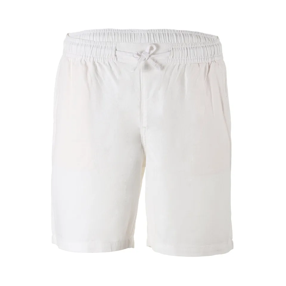 Short cordon serrage blanc short homme