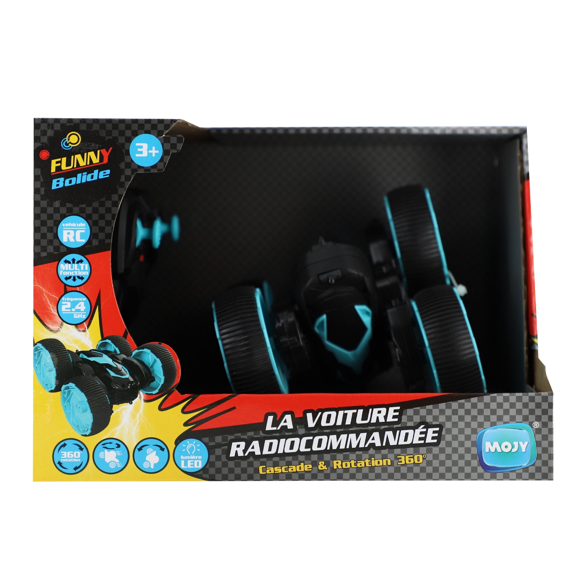 Stokomani Jeux voiture radiocommandée tout terrain 360° cascades