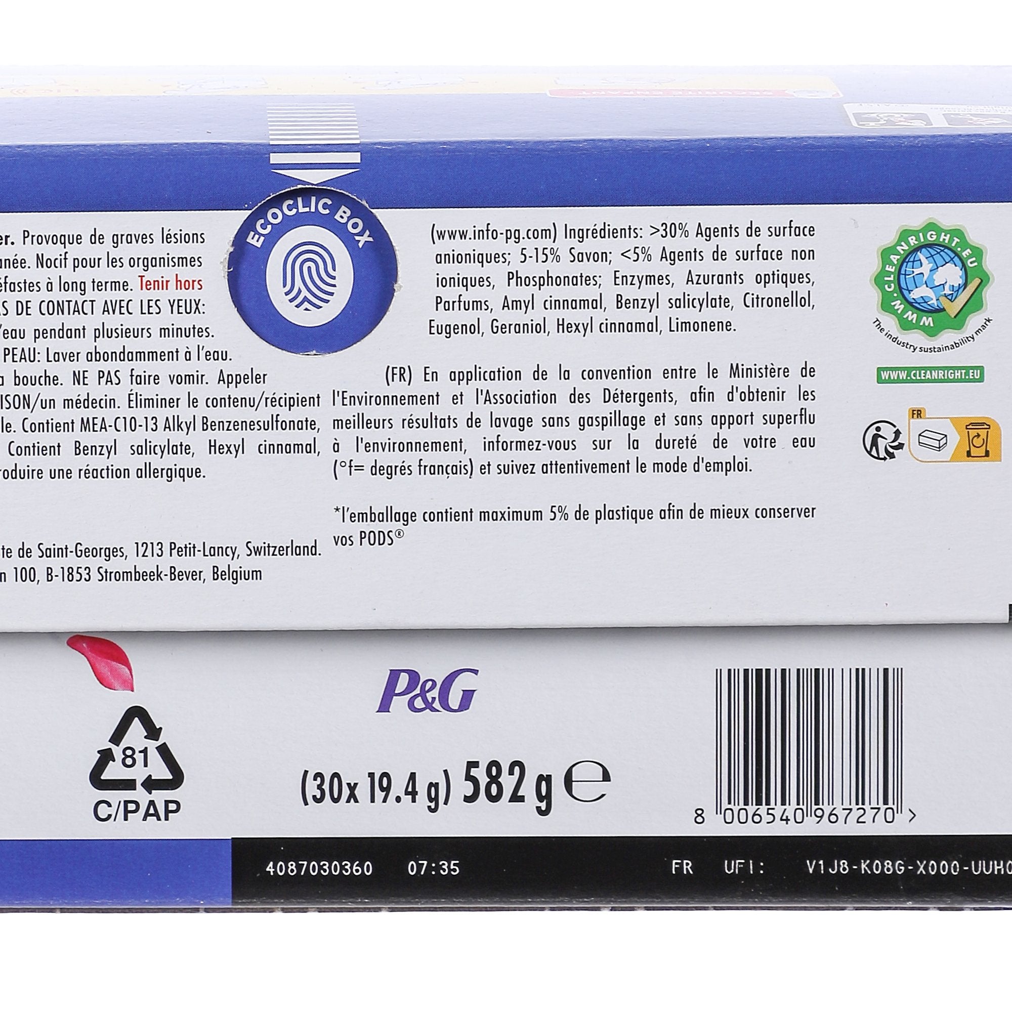 Stokomani Maison 30 capsules lessive cerisier rose