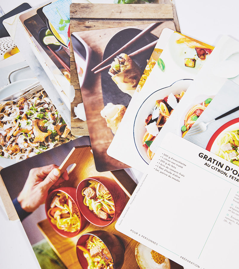 L'avant gardiste Livres & Papeterie coffret fiche pâtes cuisine