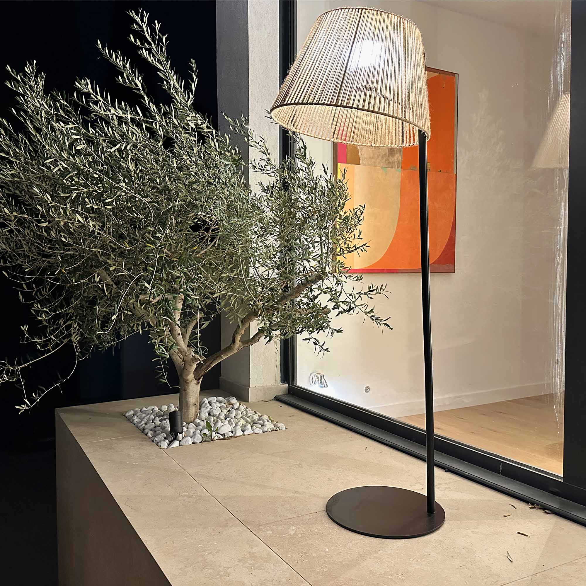 Red Deco Octavio lampadaire sans fil LED H170cm télécommande
