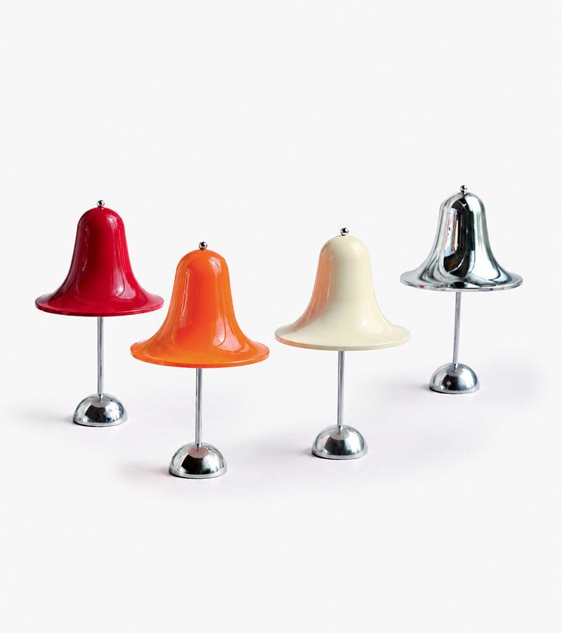 L'avant gardiste Pantop Portable lampe blanc crème sans fil