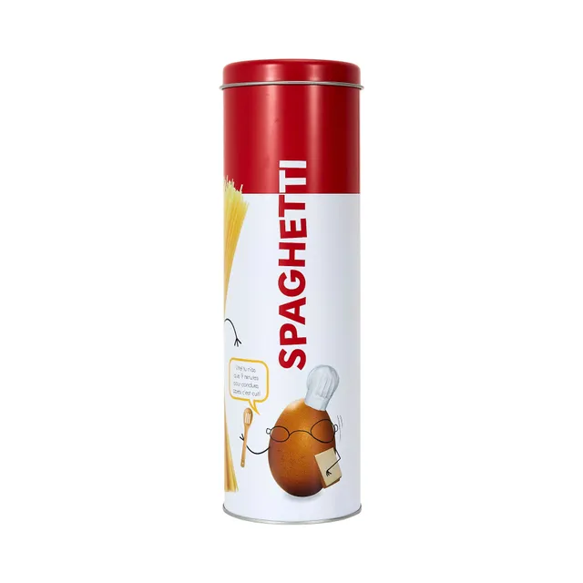 Boîte à spaghetti métal Ludique 8,5x27x8,5 cm pâtes
