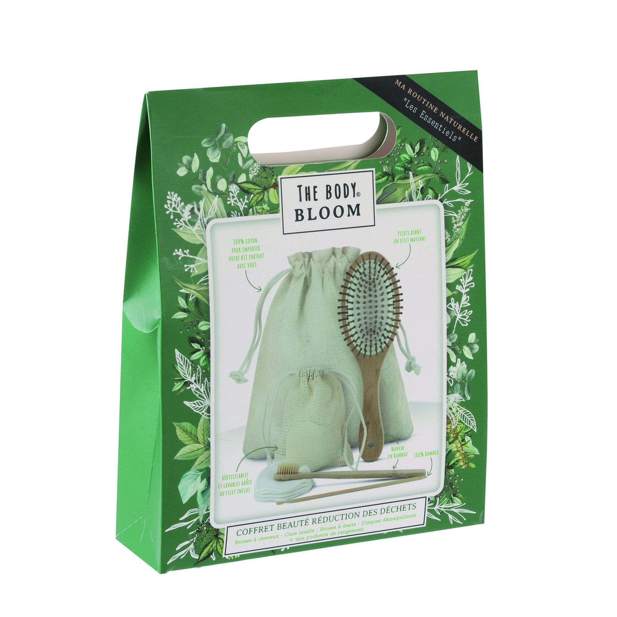 Stokomani trousse beauté produits naturels pochette réutilisable