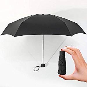Shop-Story Lifestyle Mini-Parapluie Pliable Noir Parapluie Compact
