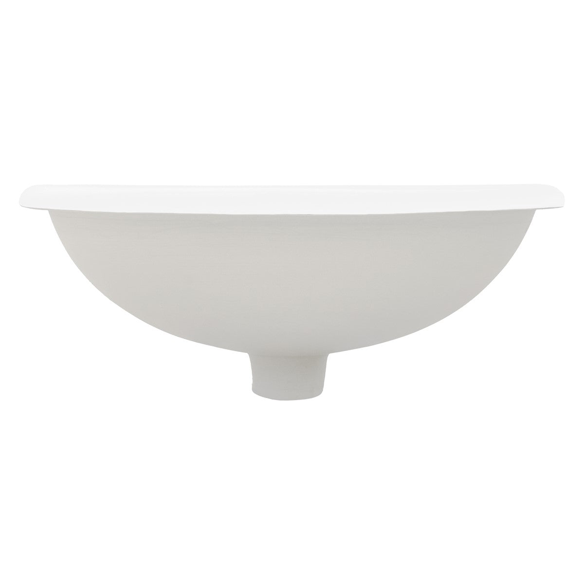 ECD Germany Sanitär LuxeBath lavabo ovale blanc 49 cm céramique