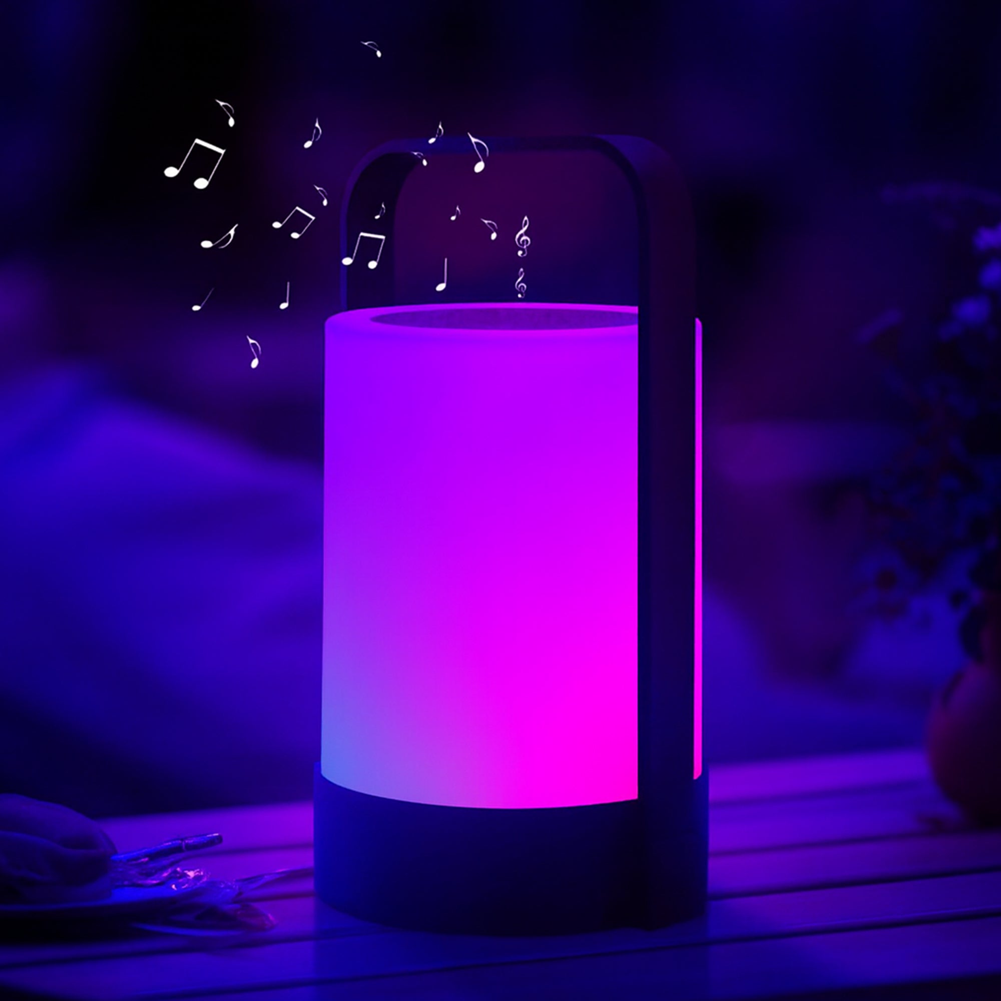 Red Deco Nina Play lampe enceinte bluetooth 22cm RGB