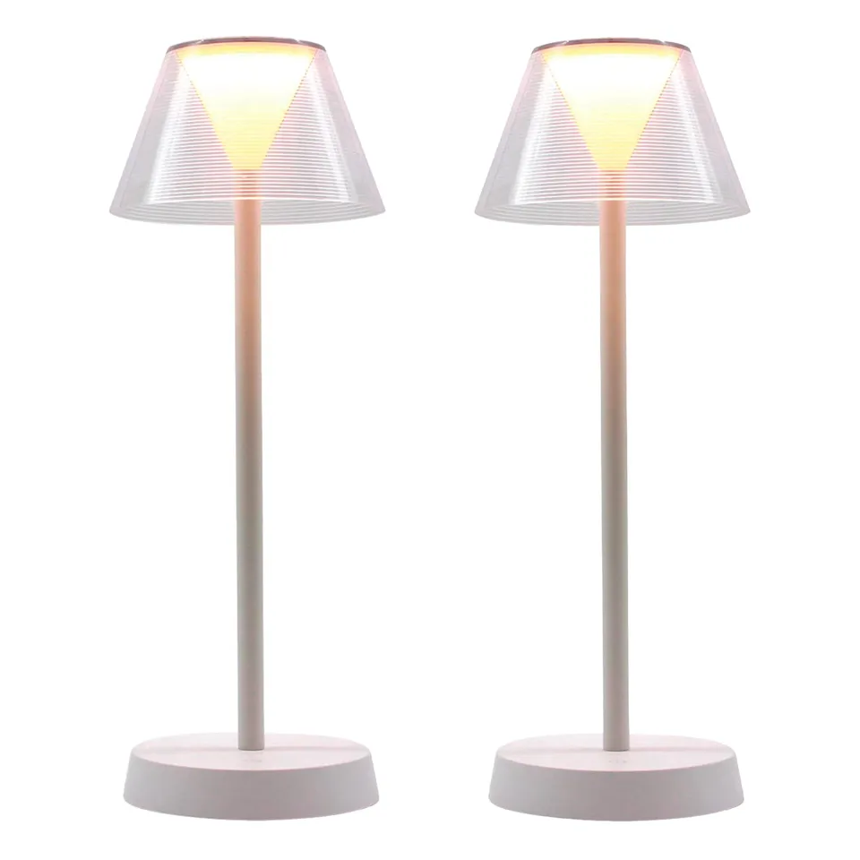 Red Deco Beverly White H34cm lampe sans fil blanc lot de 2