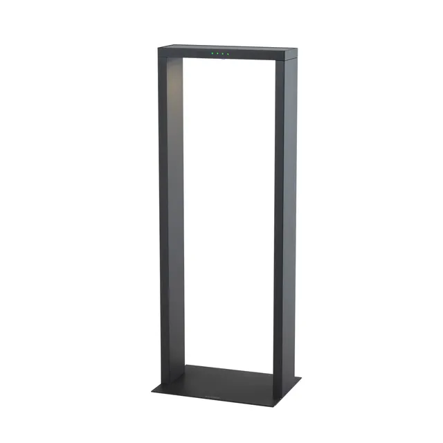 Red Deco Axis Maxi borne solaire noire alu H65cm