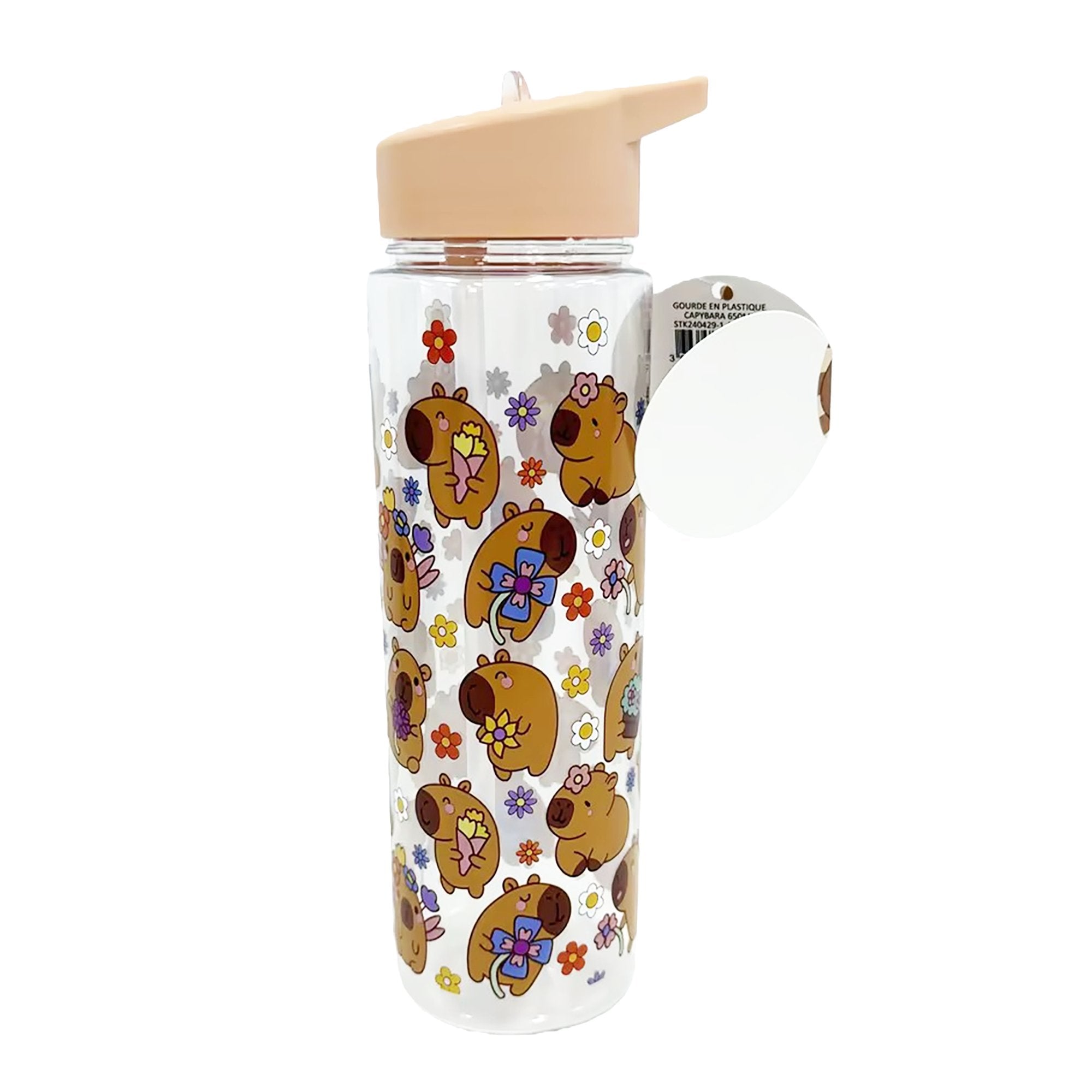 Stokomani Voyage gourde plastique capybara 650 ml enfant