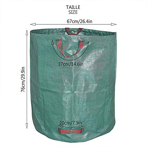 Shop-Story Maison sac de jardin pliable XXL 272L robuste