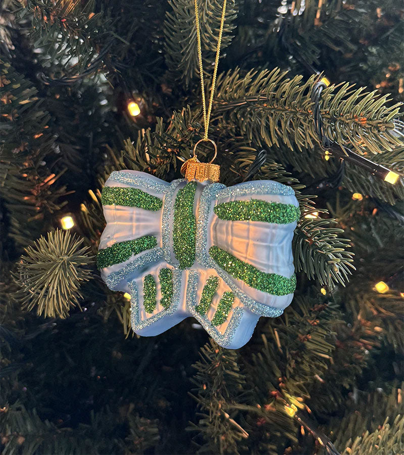 L'avant gardiste Noeud boule de Noël déco sapin bleue