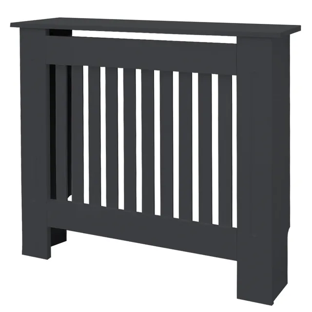 ECD Germany Heizungen cache radiateur MDF blanc 78x19x82 cm