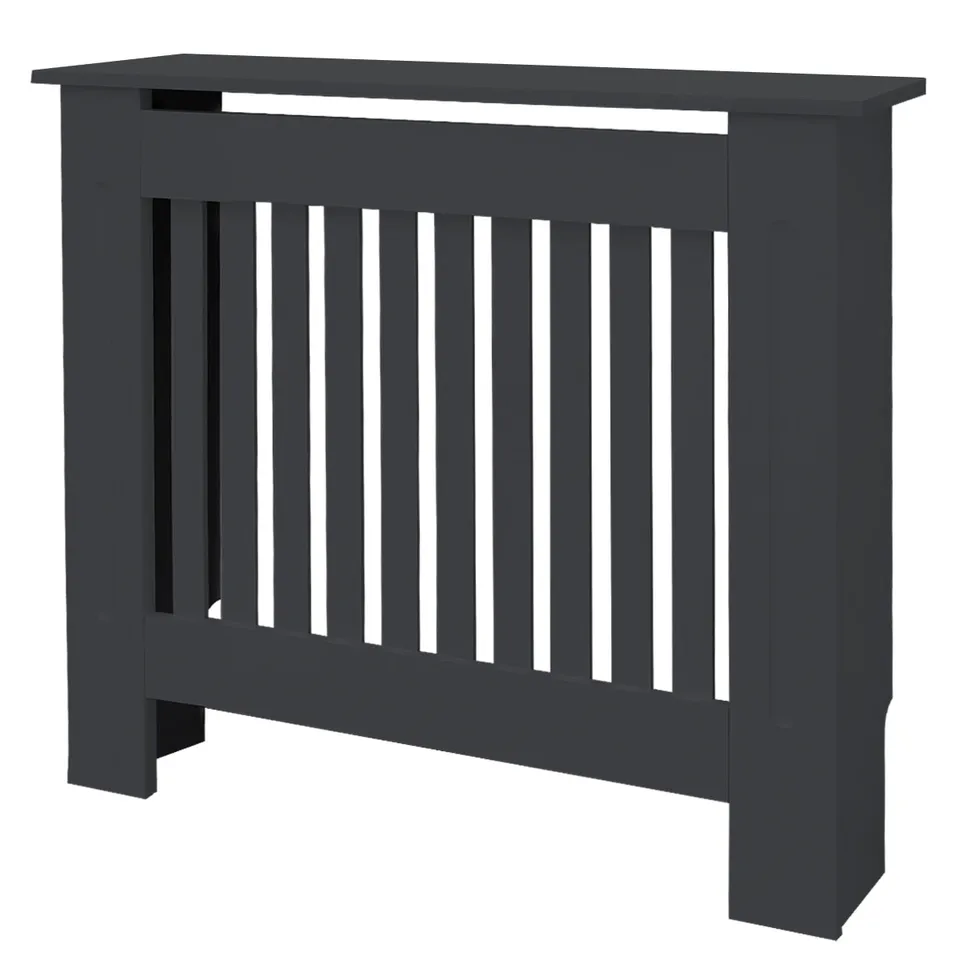 ECD Germany Heizungen cache radiateur MDF blanc 78x19x82 cm