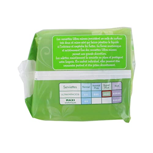 Leader Price Serviettes ultra minces super plus x12