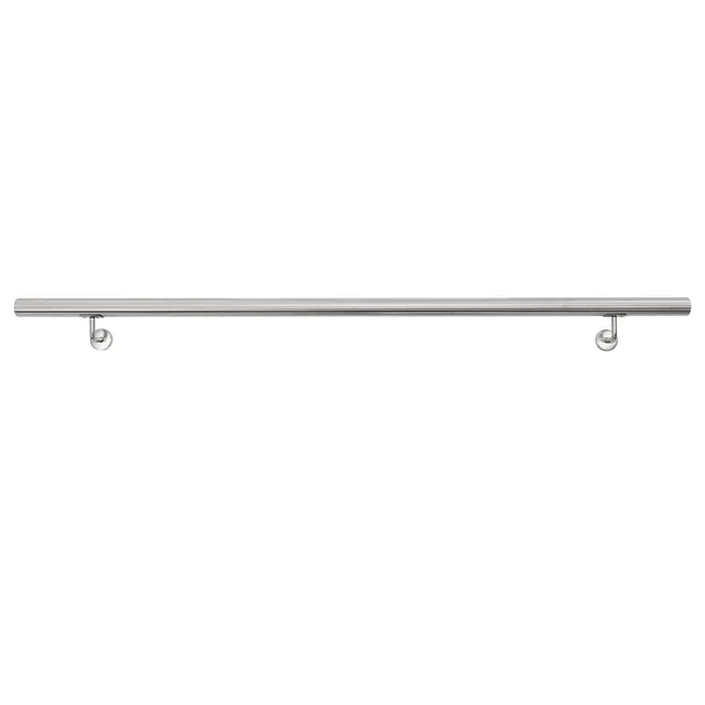 ECD Bâtiment main courante inox V2A 160 cm argent + fixations