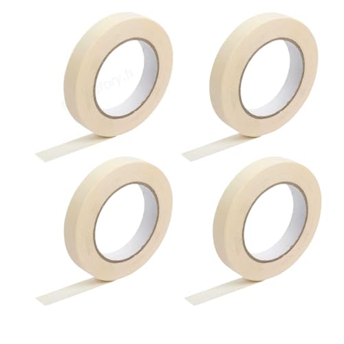 Shop-Story ruban masquage adhesif x4 19mmx50m beige peinture