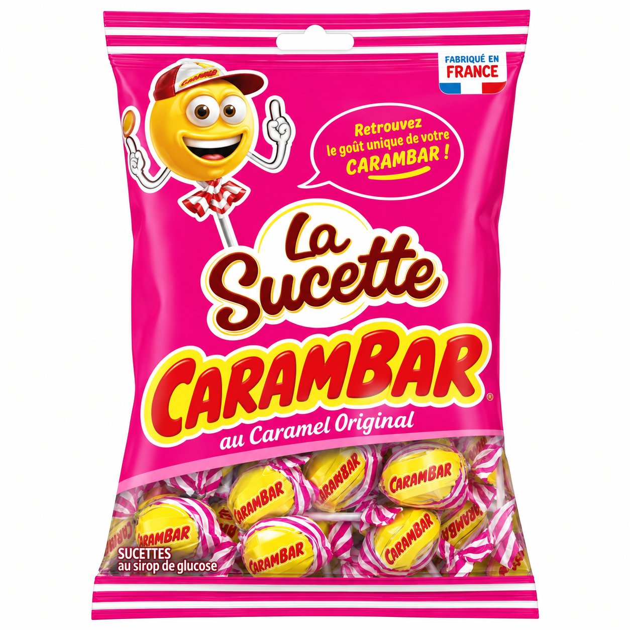 Carambar sucettes au caramel sachet Halloween