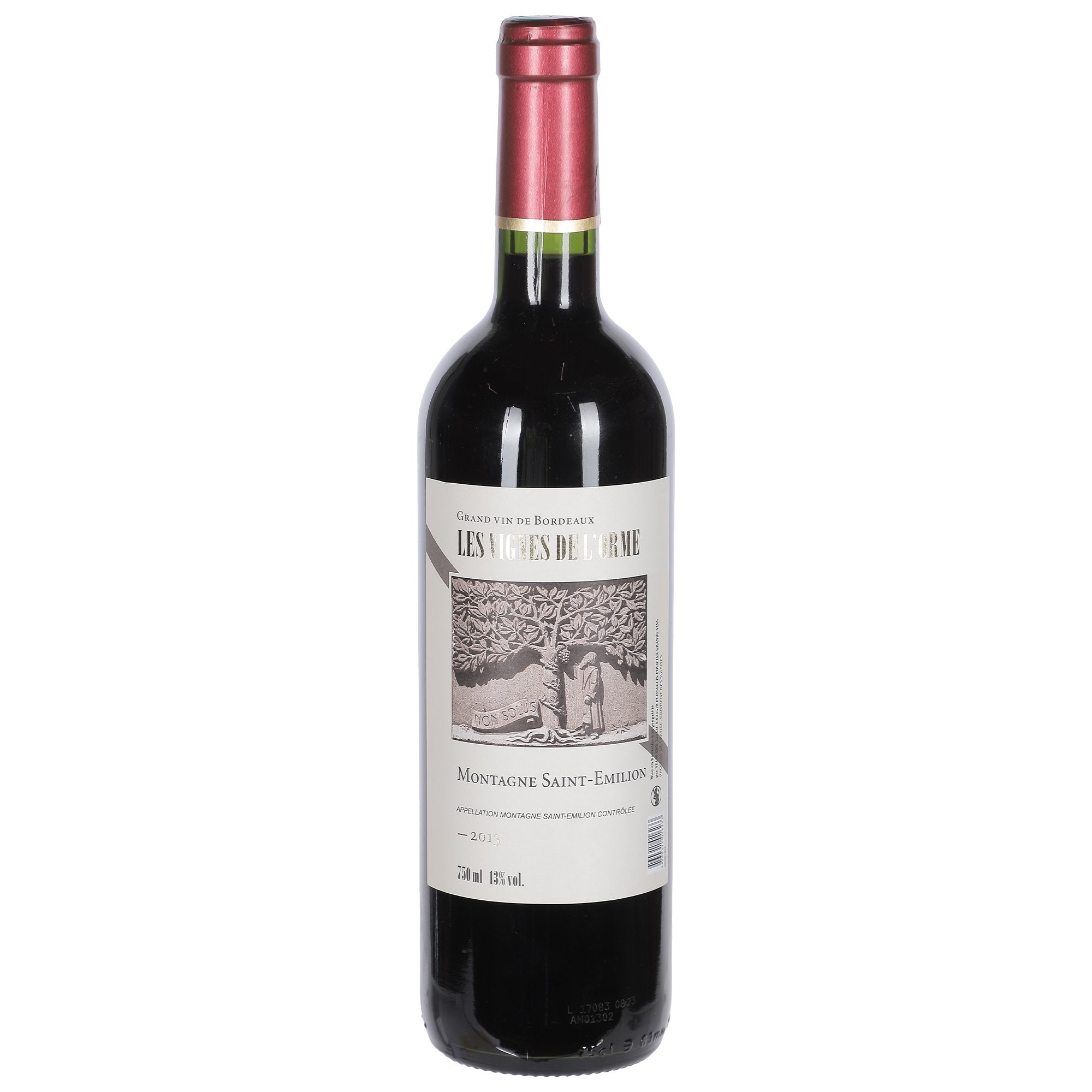 Vignes de l’Orme vin rouge AOC Montagne Saint-Émilion 2023