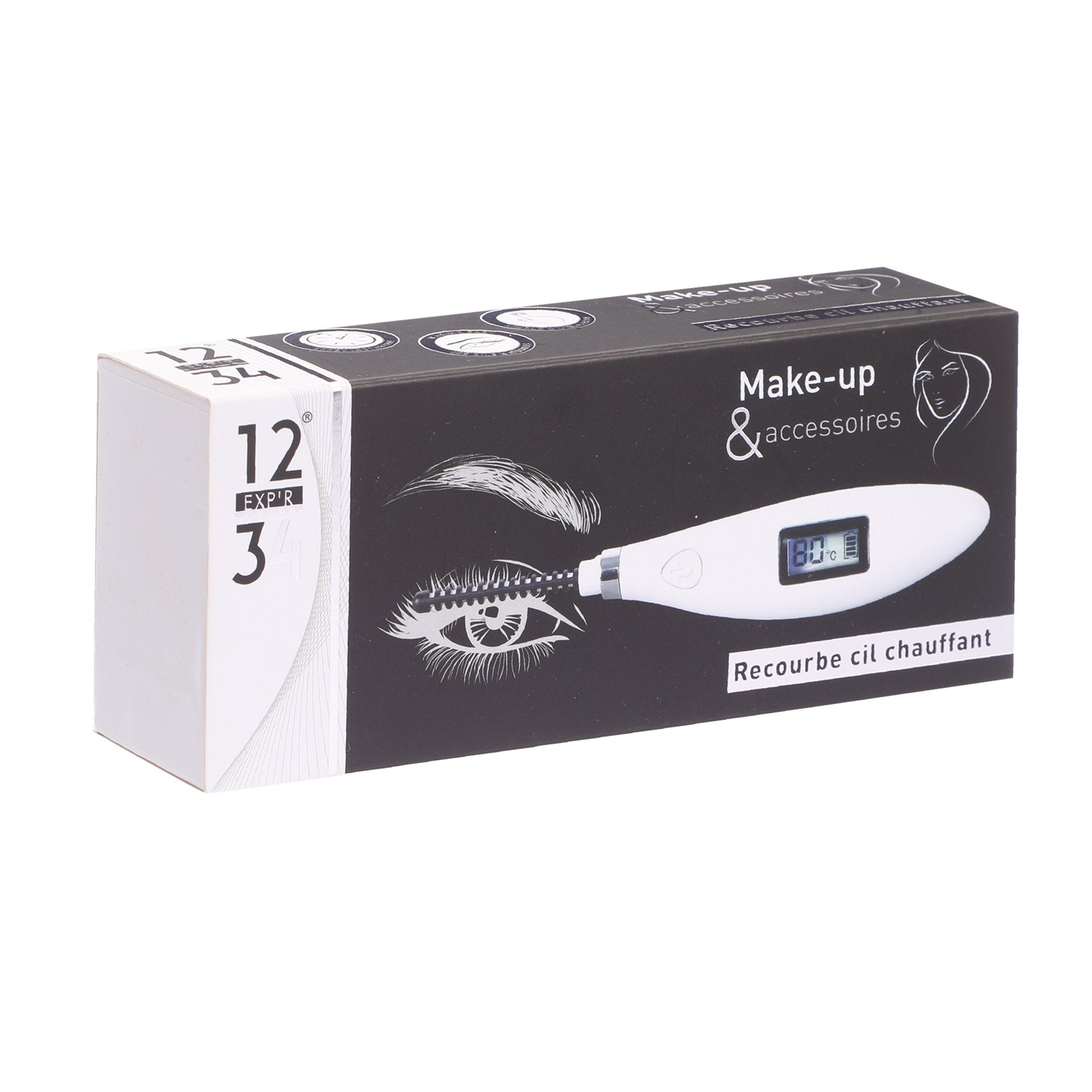 Recourbe cils chauffant USB regard volume longue tenue