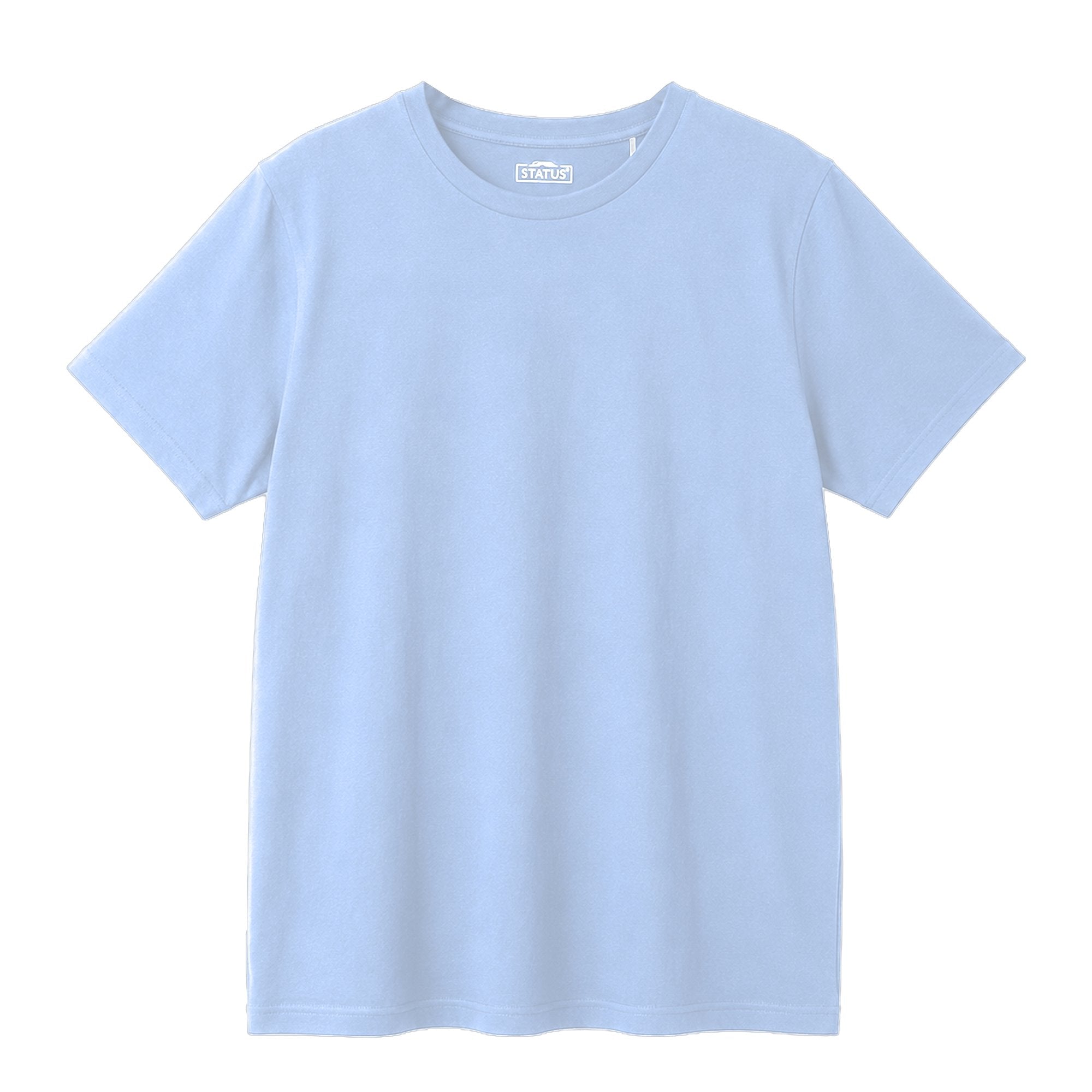 Stokomani Mode tee shirt col rond bleu homme