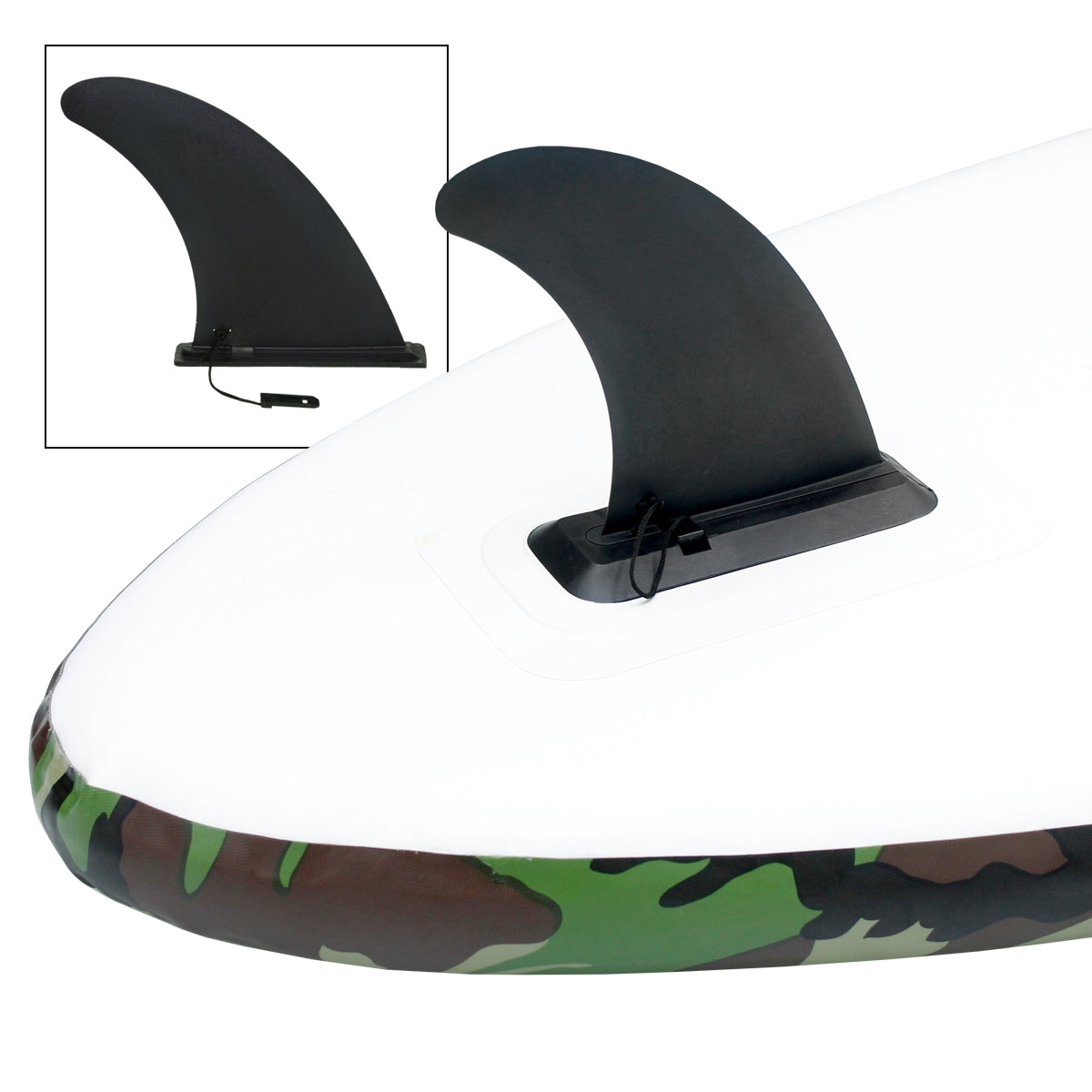 ECD Germany paddle gonflable SUP 308 cm vert PVC pompe
