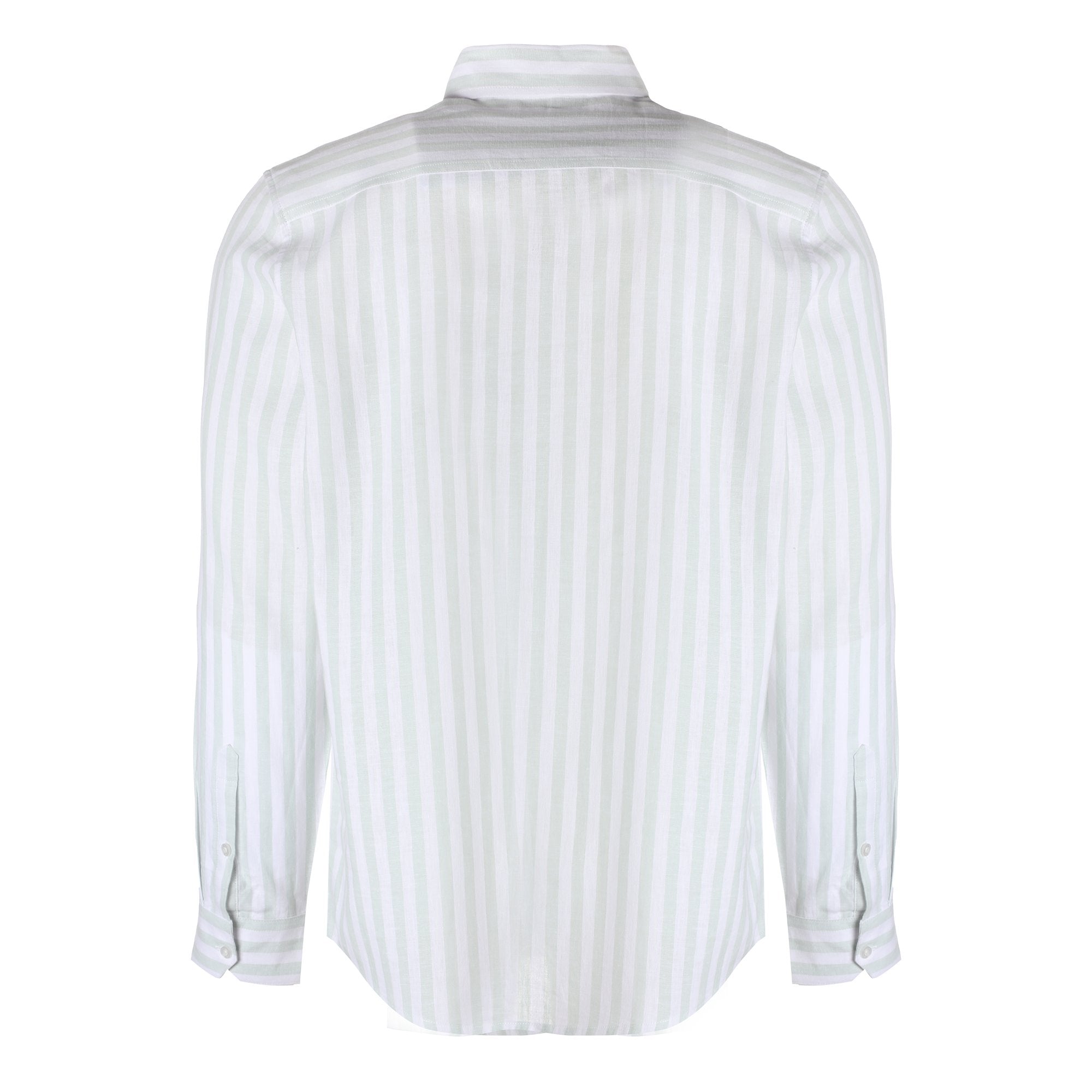 Stokomani Mode chemise homme vert manche longue taille S