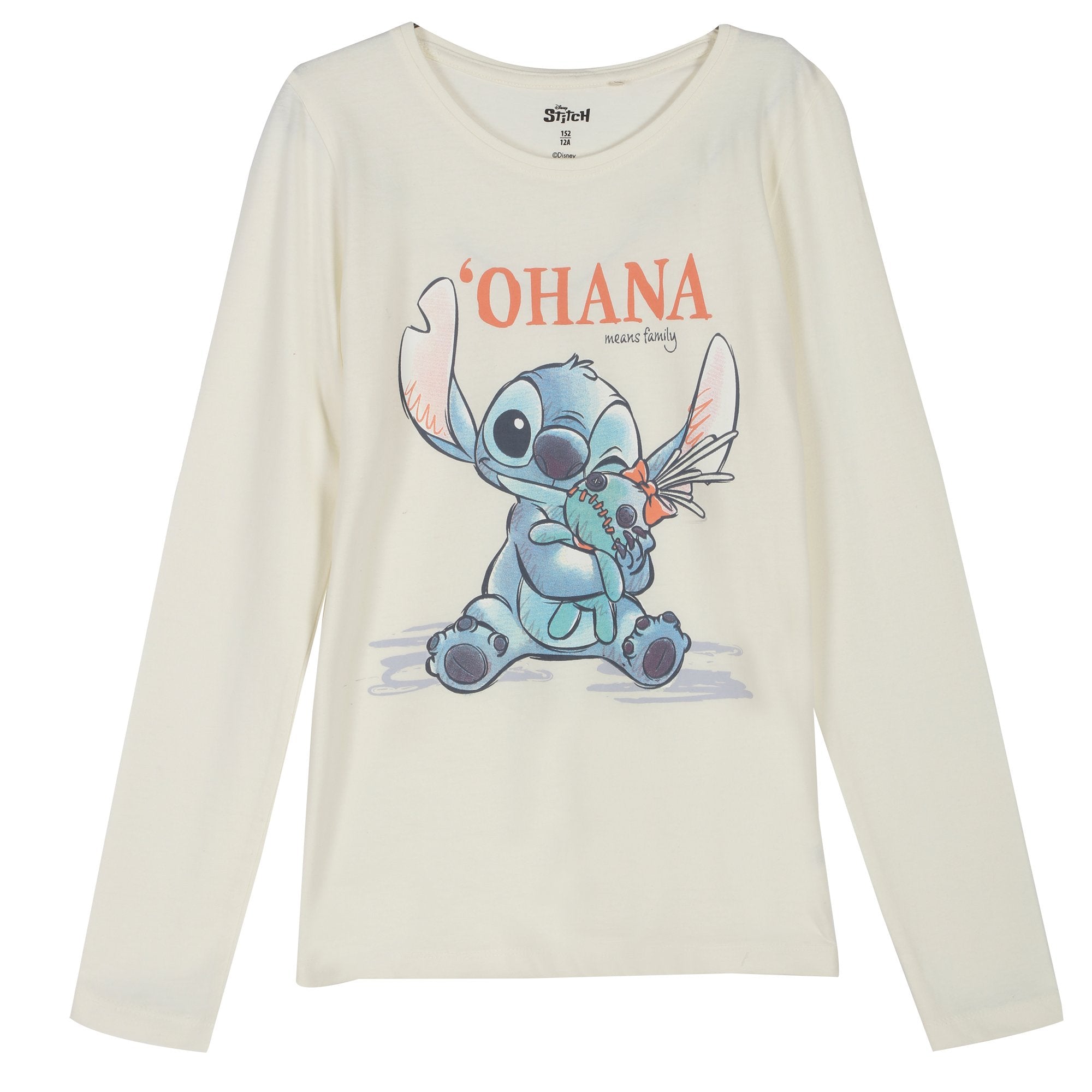 Stokomani Mode Pyjama Manches Longues Enfant Blanc 4/12 ans