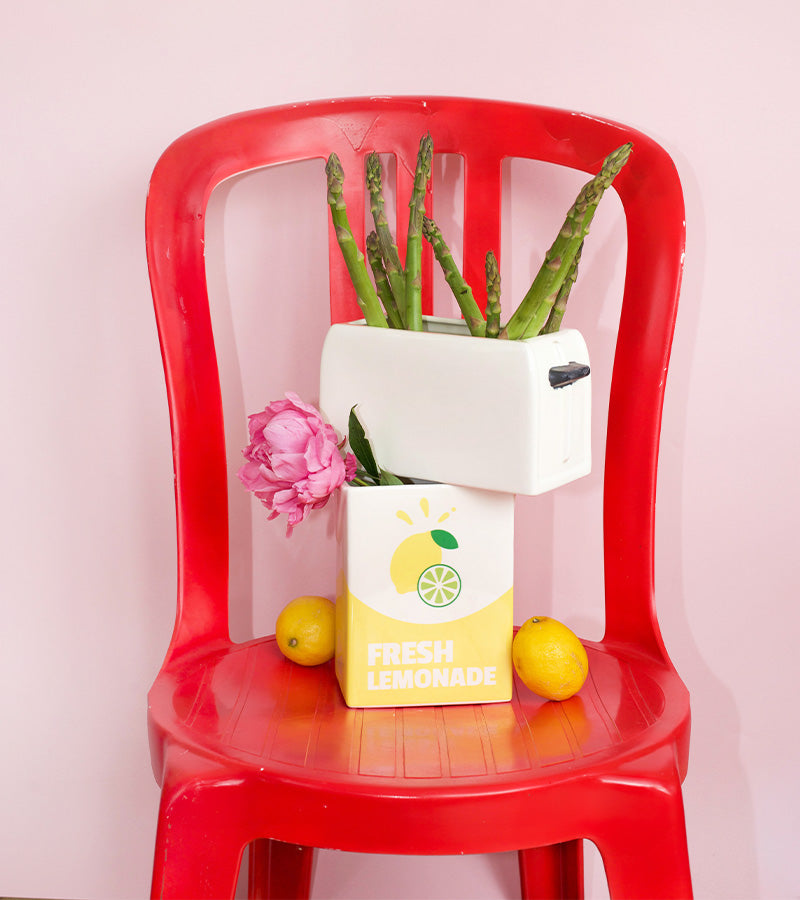 L'avant gardiste Table Fun pot rangement Toaster brunch