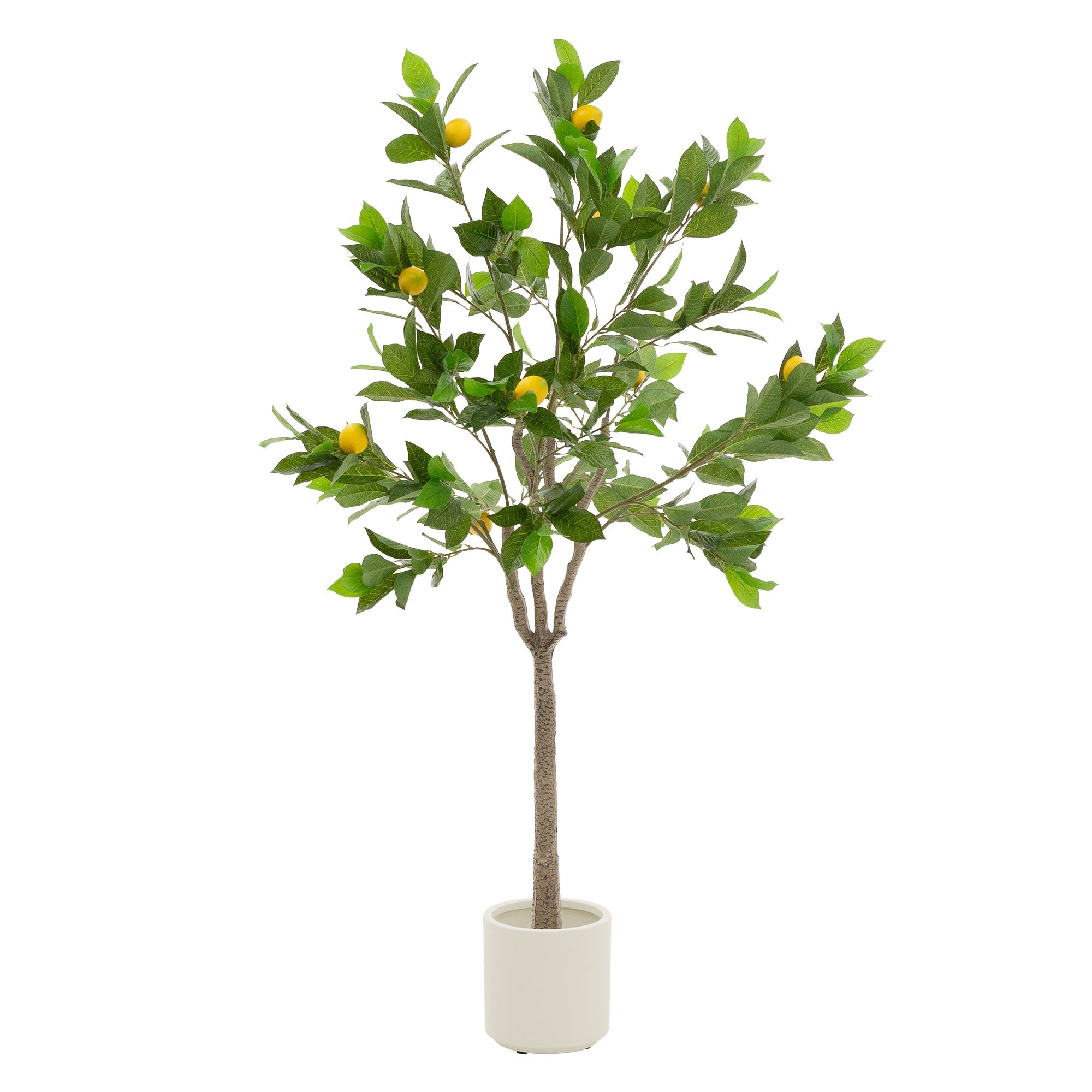 ECD Germany Haus Wohnen citronnier artificiel 130 cm pot