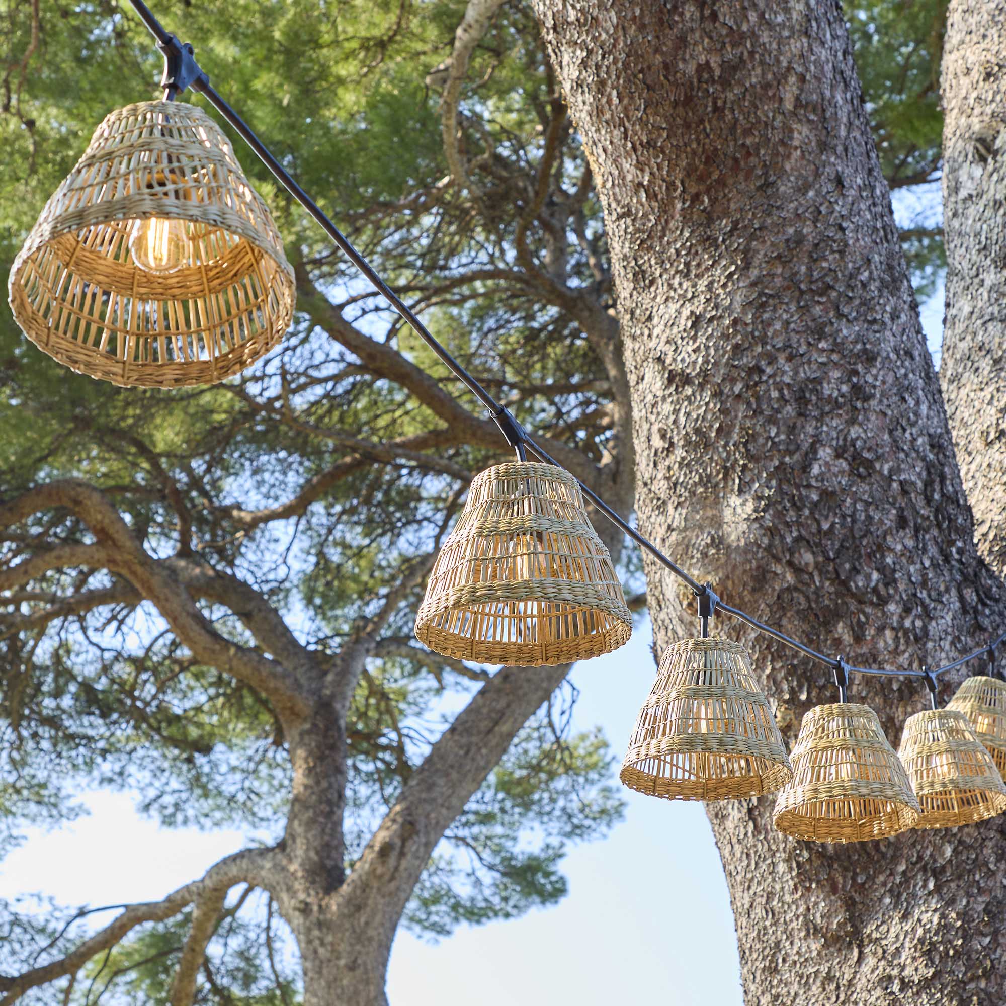 Red Deco Tessa Light 6m guirlande lumineuse 7 ampoules bohème