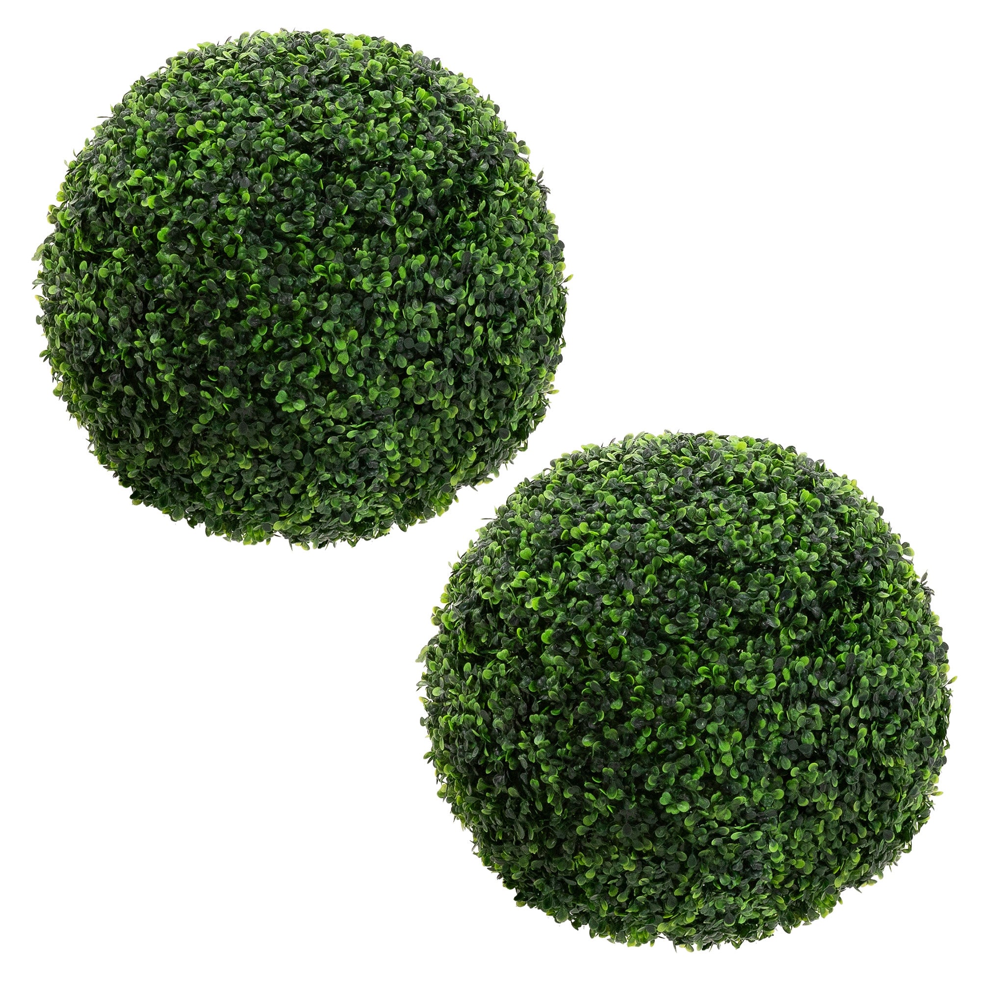 ECD Germany buis artificiel boule Ø45 cm lot de 2 vert