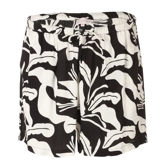 Stokomani Mode short imprimé noir short femme 34-42