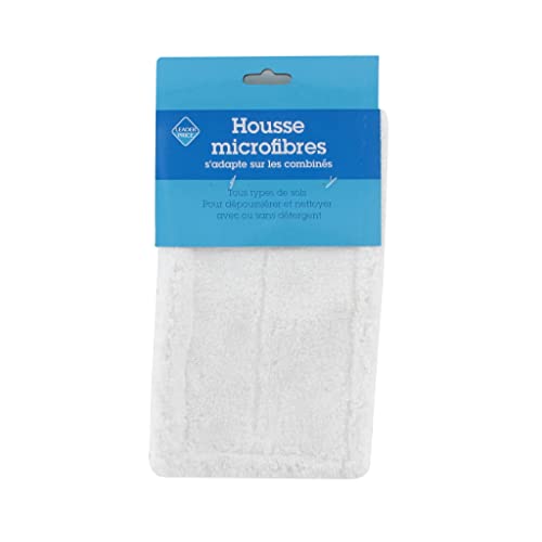 Leader Price housse microfibres balai sèche et humide poussière