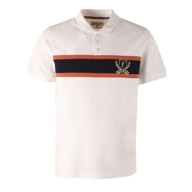 Stokomani Polo manche courte blanc homme
