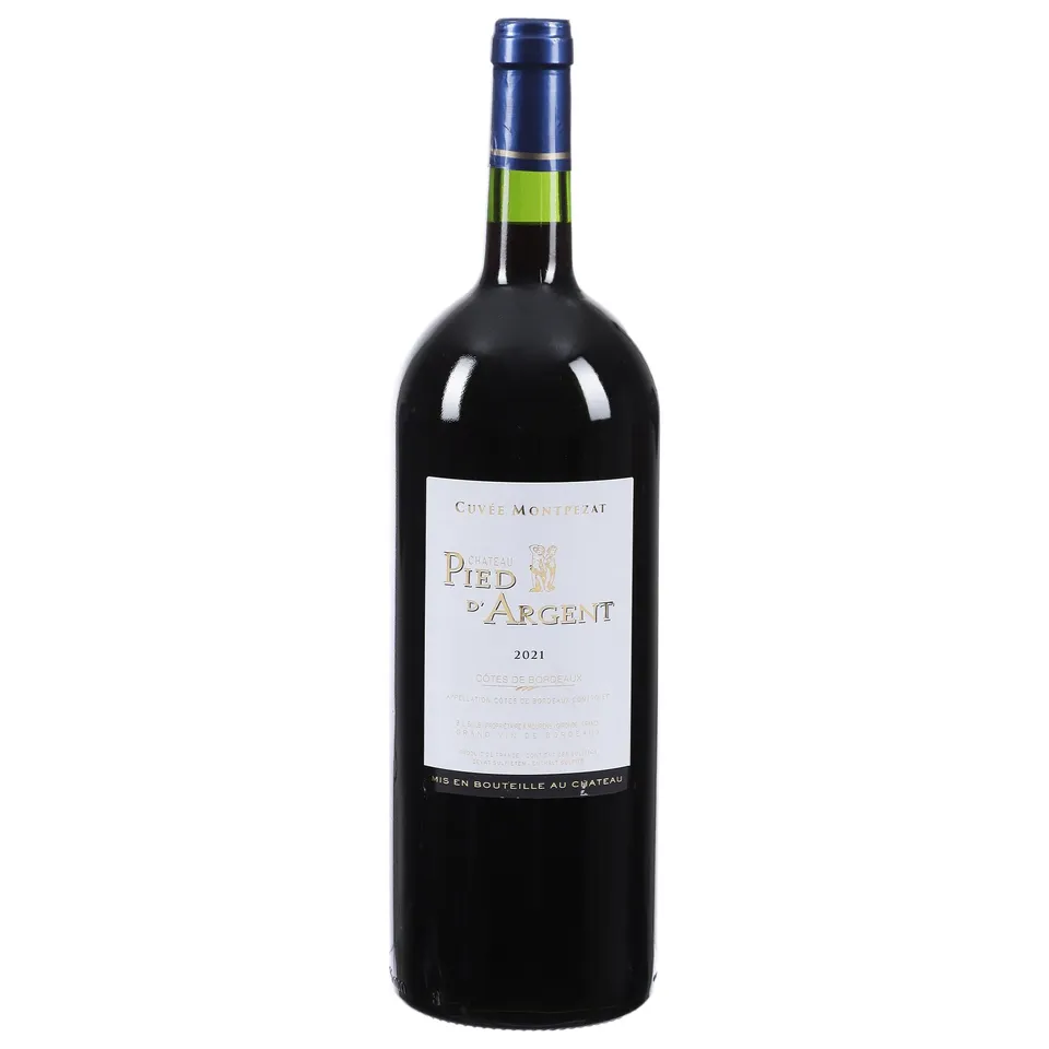 Château Pied d'Argent AOC 2021 vin rouge Bordeaux 13%