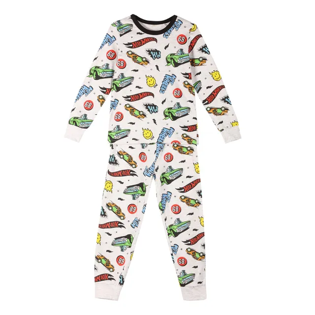 Stokomani Mode pyjama jersey blanc enfant 2 pièces coton