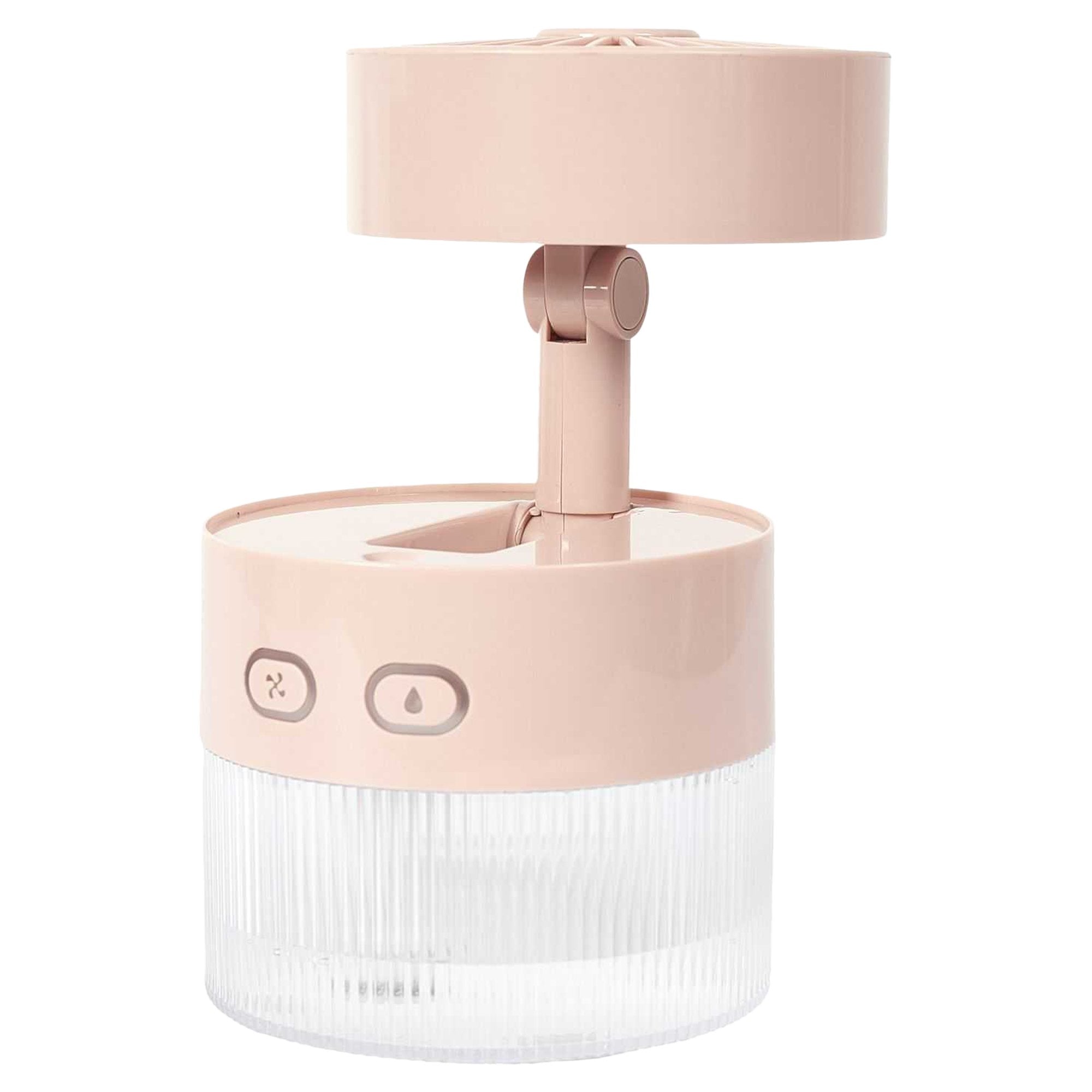Stokomani Maison Ventilateur Brumisateur USB LED Orientable Bureau