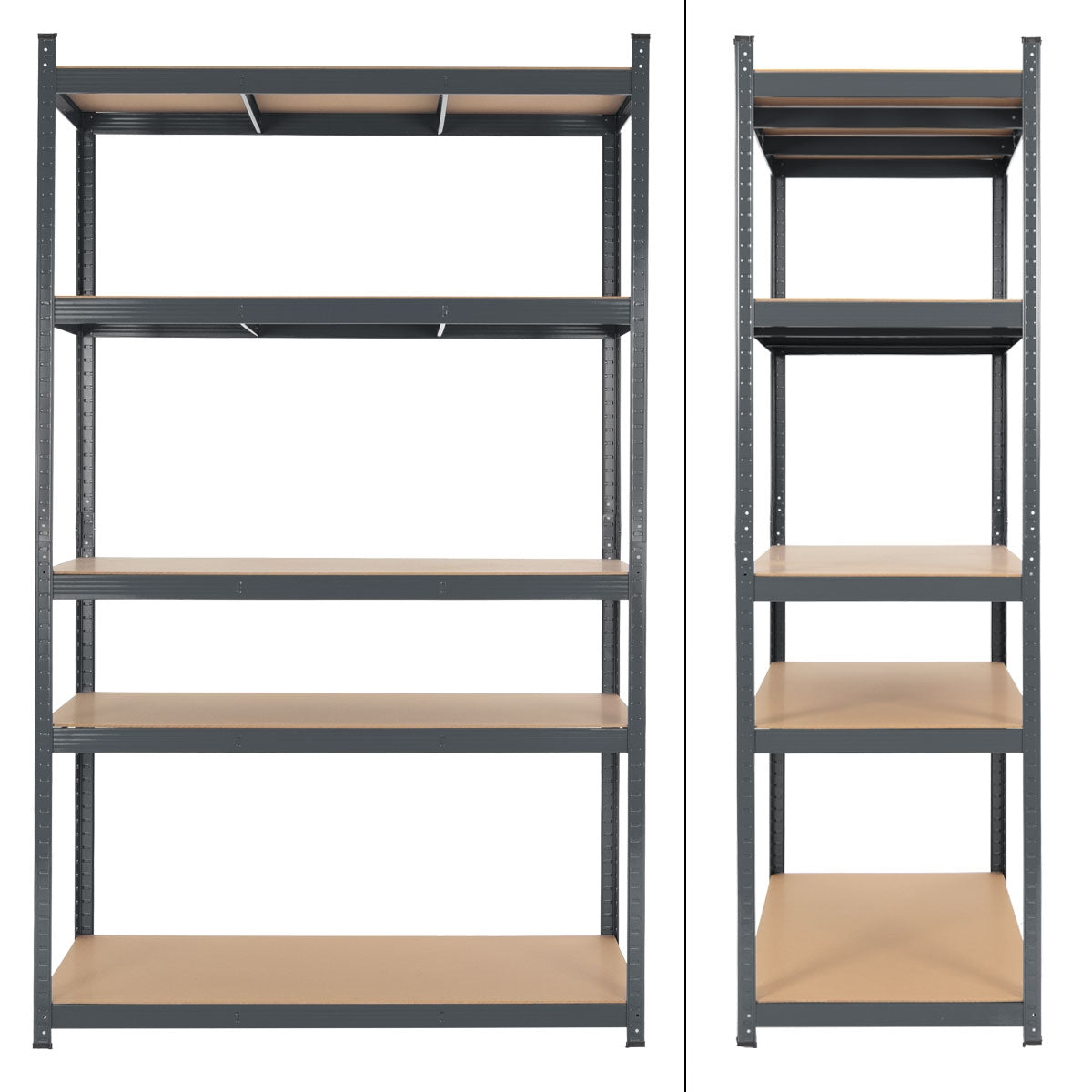 ECD Germany Werkstatt étagère métal anthracite 200x100x60 lot 2