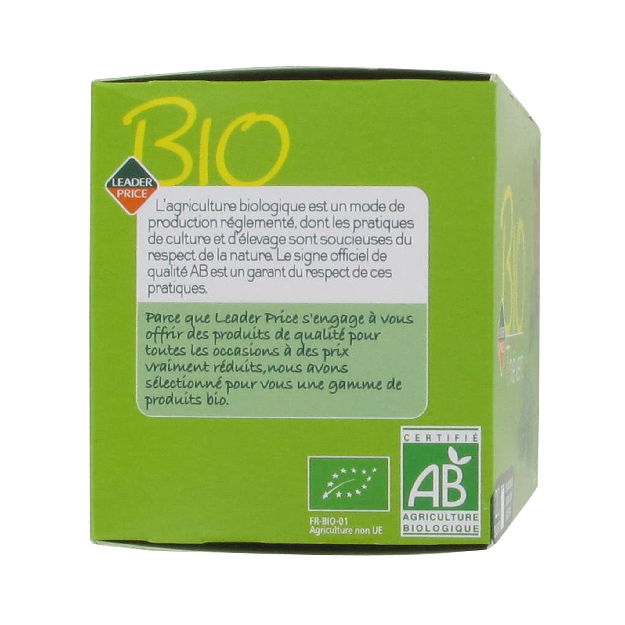 Leader Price Thé vert Bio lot 10x40g